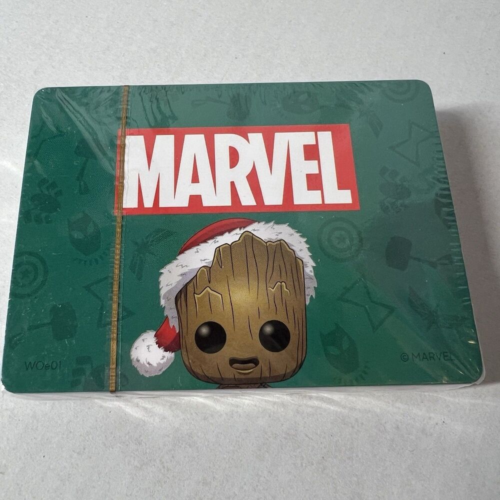 Marvel Holiday Groot Playing Cards Deck New Factory Sealed Christmas Baby Groot